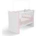 Linx Doce Sonho Baby Crib (White | Pink)