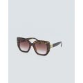 You & I Oversized Classic Sunglasses - Tortoiseshell (One Size Fits All)