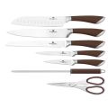 Berlinger Haus - 8 Pieces Stainless Steel Infinity Line  Knife Set with Stand (READ THE DESCRIPTION)