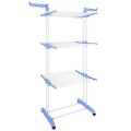3 Layer Drying Rack - Layered Clothes Hanger - Blue