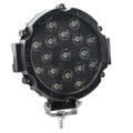 51w LED Spotlight - Black 2PCS