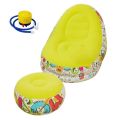 Inflatable Sofa With Footstool and air pump Sofa couch 3 piece  Set