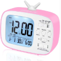 Classy TV Shape Digital Alarm Clock / Temperature & Calendar