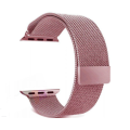 42/44/45/49mm Stainless Steel Mesh Milanese Smart Watch Straps - Set of 2 - Pink