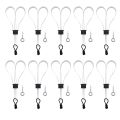 Heavy Duty Nylon Flexi Cuffs / Zip Tie Handcuffs with Key - White 10 Pack