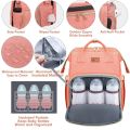 Baby Diaper Waterproof Travel Nappy Bag -Coral