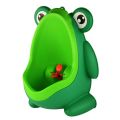 Cute Frog Kids Urinal/Potty Trainer with Removable Bowl - Green