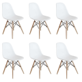6 x Wooden Leg Chairs