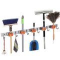 Heavy Duty Stainless Steel Mop Broom & Tools Equipment Organiser - ORANGE