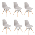 6 x Wooden Leg Chairs