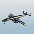 1:400 Scale, US Navy Blue Angels, Lockheed L-1049 Super Constellation Model