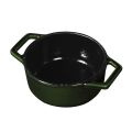 Berlinger Haus 10cm Enamel Coating Oven Safe Mini Pot -Emerald (Display Item)(No Lid)