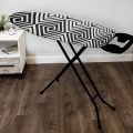 110x33cm Mesh Ironing Board with Safety Iron Rest - Black Squares (PLEASE READ DESCRIPTION)