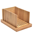 Bamboo Wood Foldable Bread Slicer- Bargain Price