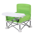 Foldable Feeding Baby Chair With Detachable Tray- green