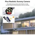 Outdoor solar charging Sensor dummy camera light - 77 SMD LED