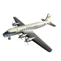 1:400 Scale, Cubana Airlines, Douglas DC-4, Diecast Alloy Display Model