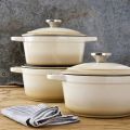 DH - New Design Dutch Pot Cookware Sets Cast Iron - 7 Piece