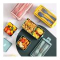 2 Layer 1400ml Lunch Box with Spoon and Fork