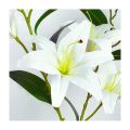 Beautiful Artificial White Lily - 100cm - 3-Piece