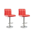 Faux Leather Kitchen/ Bar Stool Chair- Set of 2