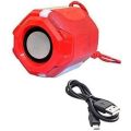 Wireless Portable Speaker LED Ambient Lighting Model A:005 - Red