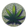 Aluminum Dotted Leaf Herb Grinder