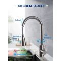 304 Kitchen Pull-out Faucet Retractable Rotating Faucet
