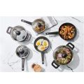 7 Piece Carbon Stainless Steel Cookware Set
