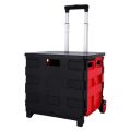 Multifunctional Folding Portable Storage Cart with Wheels