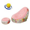 Inflatable Sofa With Footstool and air pump Sofa couch 3 piece  Set