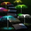 Set of 2 Garden Solar-Powered Decorative Lawn Lamps
