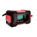 12V Car Intelligent Pulse Repair Battery Charger with LCD Screen Display 6A