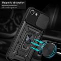 Shockproof Ring Stand Holder Sliding Camera Case For iPhone SE iPhone 7 iPhone 8