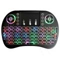 Mini keyboard RGB 7 Colors Backlit Wireless Keyboard Remote With Touchpad