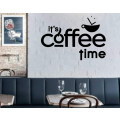 Wall Vinyl Sticker - Coffee Time