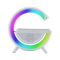 G-Shape Atmosphere 15W Wireless Charger LED RGB Bluetooth Speaker 3-in-1