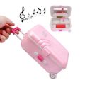 Trolley Travel Musical Jewelry Box for Girls - Pink