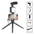 Vlogging Kit with Tripod LED Video Light & Phone Holder