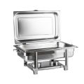 Stainless Steel Food Warming Single Pan Chafing Dish (PLEASE READ DESCRIPTION)