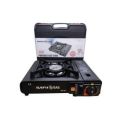 Single Burner Canister Camping Gas Stove with Travel Case