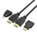 HDMI Cable with 3 in 1 Connection