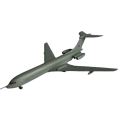 1:400 Scale, Royal Air Force, Vickers VC-10, Diecast Alloy Display Model