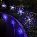 Decorative Starburst Lawn Stake Lights - Set of 2 - RGB