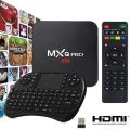 MXQ Pro 4K Android TV Box Media Player with Mini Keyboard Android 11m MXQ Pro 128GB