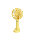 Portable Mini Handheld Fan with Rechargeable Battery and Fan Stand