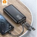 20000mAh Power Bank with 4 Charging Cables