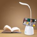 Led Dimmable Desk Lamp with Phone Holder