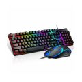 T-wolf Rainbow Backlit Game Keyboard And Mouse Set - TF200