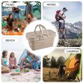 Multi-Functional Foldable Picnic Basket